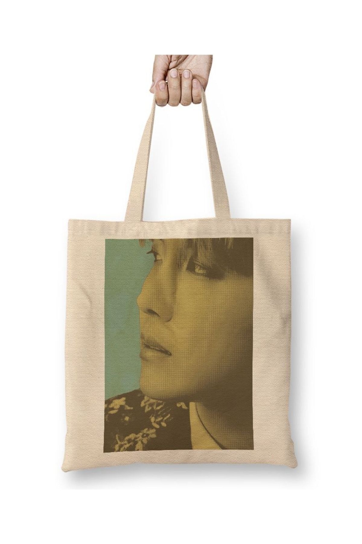 Baskı Dükkanı Geantă Din Pânză Bts Jhope Vintage Cu Mâner Lung Unisex - One Size