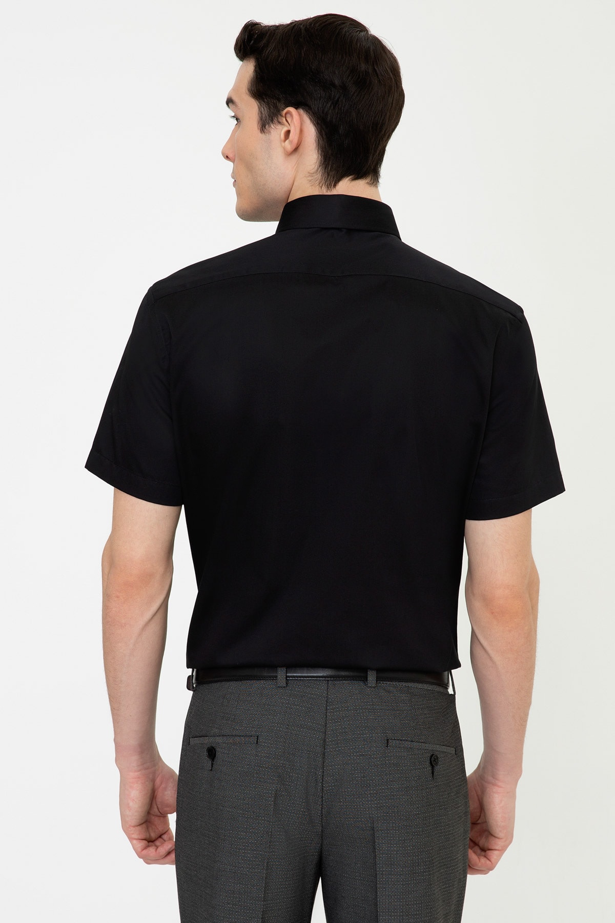 پیراهن مردانه مشکی پیرکاردین | G021SZ004.000.1408885 اورجینال - تصویر 3