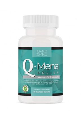 Q-mena - Menopoz Ürünü (DONG QUAİ, VİTEX AGNUS CASTUS, 5-HTP. SOYA İZOFLAVONLARI) - 60 Kapsül Q-001