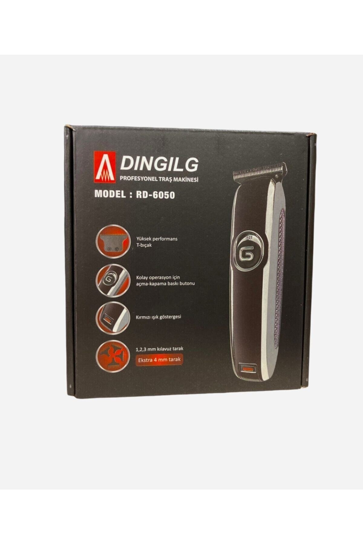 Dingilg Ultra Dıngılg Güçlendirilmiş T Bıçaklı Turbo Güçlü Saç Sakal Tıraş Makinesi Rd-6050