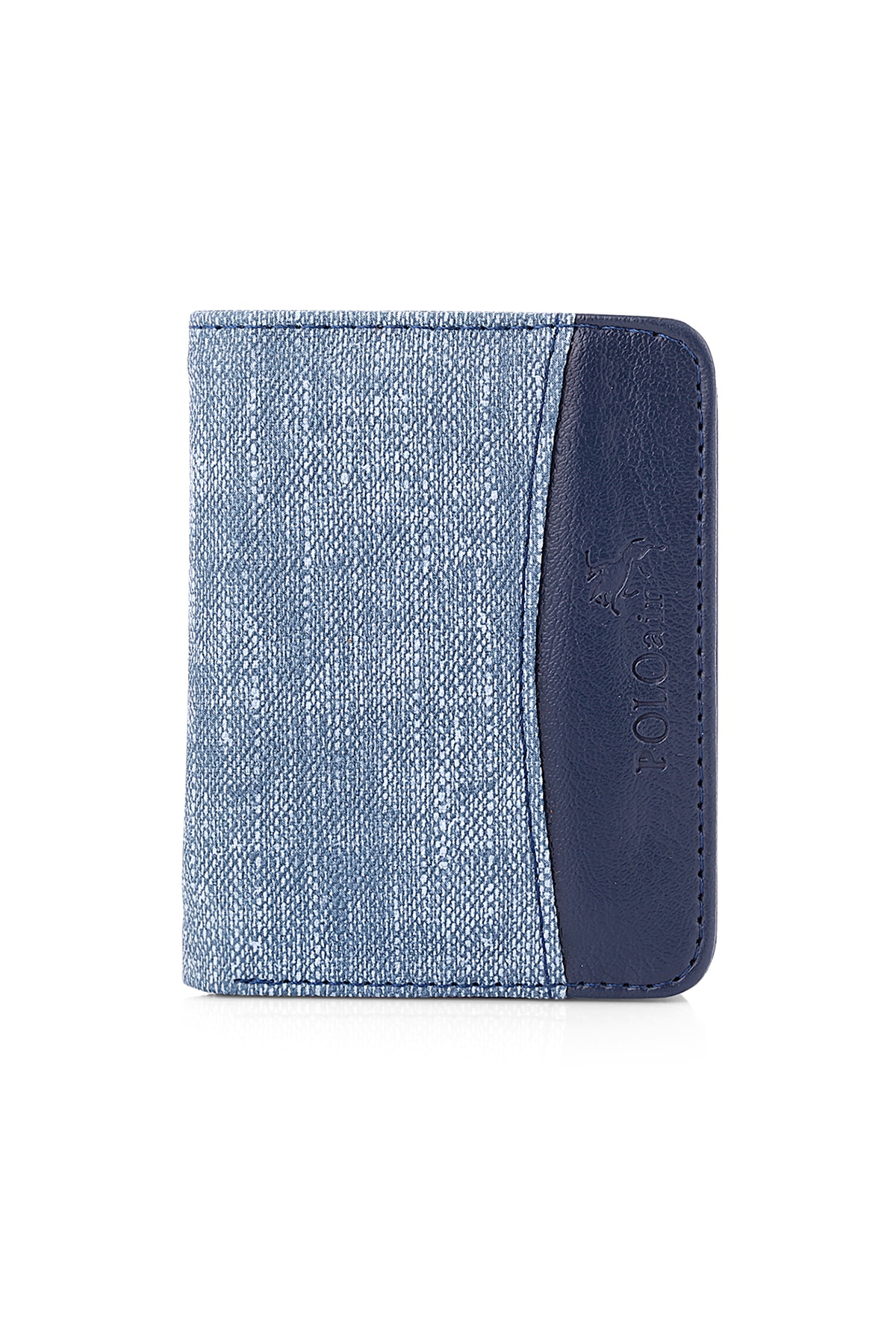 کیف پول مردانه آبی سرمه ای polo air | SETE-3010-CDN اورجینال - تصویر 4