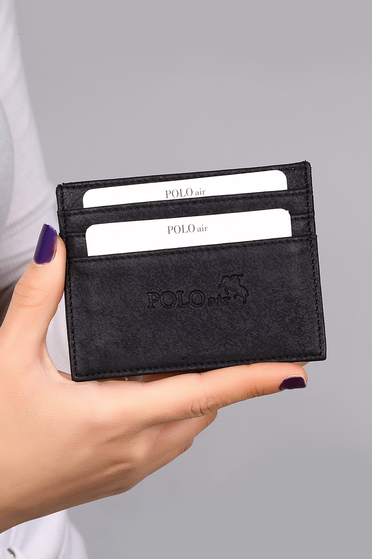 Polo Air Erkek Spor Kartlık Siyah