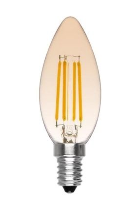 Sarı Işık 4 Watt E-14 Duy Filament Led Gold Ampul 350 Lumen TYC00416824467