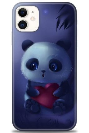 Iphone 11 Kılıf Hd Baskılı Kılıf - Bebek Panda + Temperli Cam nmap-iphone-11-v-22-cm