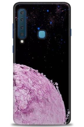 Samsung Galaxy A9 2018 Kılıf Hd Baskılı Kılıf - Paint Spots + Temperli Cam nmsm-a9-2018-v-105-cm