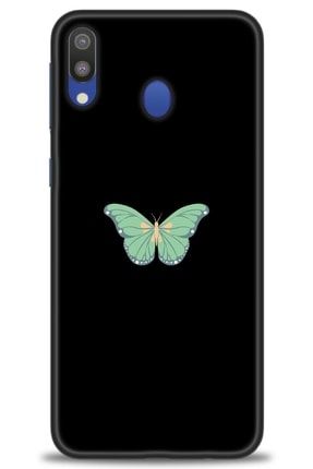Samsung Galaxy A10s Kılıf Hd Baskılı Kılıf - Butterfly Art + Temperli Cam amsm-a10s-v-109-cm