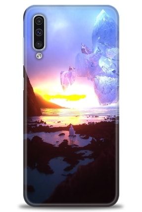 Samsung Galaxy A30s Kılıf Hd Baskılı Kılıf - Landscape Fantastic + Temperli Cam amsm-a30s-v-80-cm