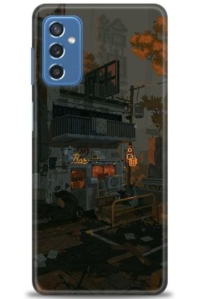 Samsung Galaxy M52 5g Kılıf Hd Baskılı Kılıf - Arka Sokak + Temperli Cam nmsm-m52-5g-v-129-cm