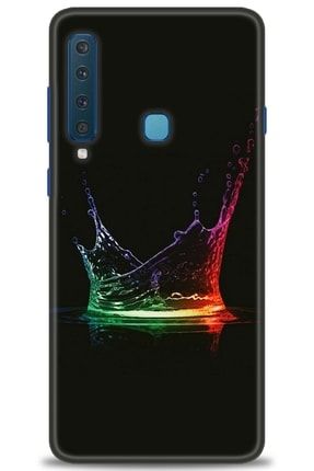 Samsung Galaxy A9 2018 Kılıf Hd Baskılı Kılıf - Suyun Damlaması + Temperli Cam amsm-a9-2018-v-211-cm