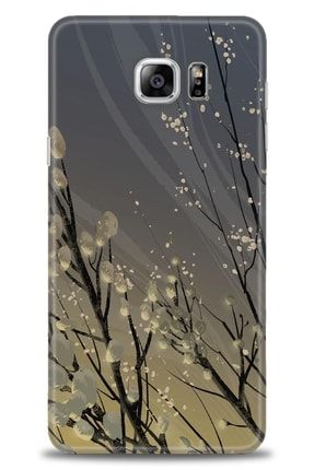 Samsung Galaxy Note 5 Kılıf Hd Baskılı Kılıf - Branches Flowers + Temperli Cam tmsm-note-5-v-118-cm