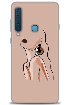 Samsung Galaxy A9 2018 Kılıf Hd Baskılı Kılıf - Çizim Silüet + Temperli Cam nmsm-a9-2018-v-224-cm