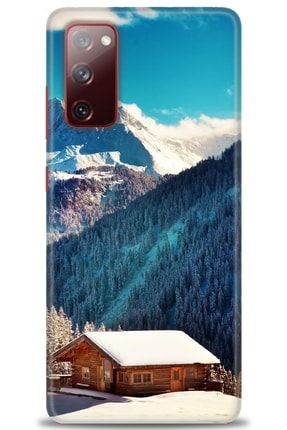 Samsung Galaxy S20 Fe Kılıf Hd Baskılı Kılıf - Snow Mountains + Temperli Cam amsm-s20-fe-v-183-cm