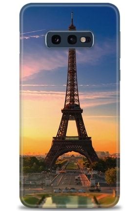 Samsung Galaxy S10e Kılıf Hd Baskılı Kılıf - Eiffel + Temperli Cam tmsm-s10e-v-223-cm