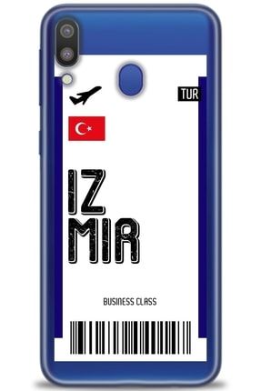 Samsung Galaxy M20 Kılıf Hd Baskılı Kılıf - Izmir Uçak Bileti + Temperli Cam amsm-m20-v-282-cm