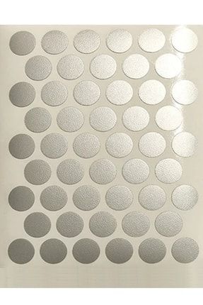Yapışkanlı Pvc Vida Tapası Metalik Gri 14 Mm TPMTLGR14