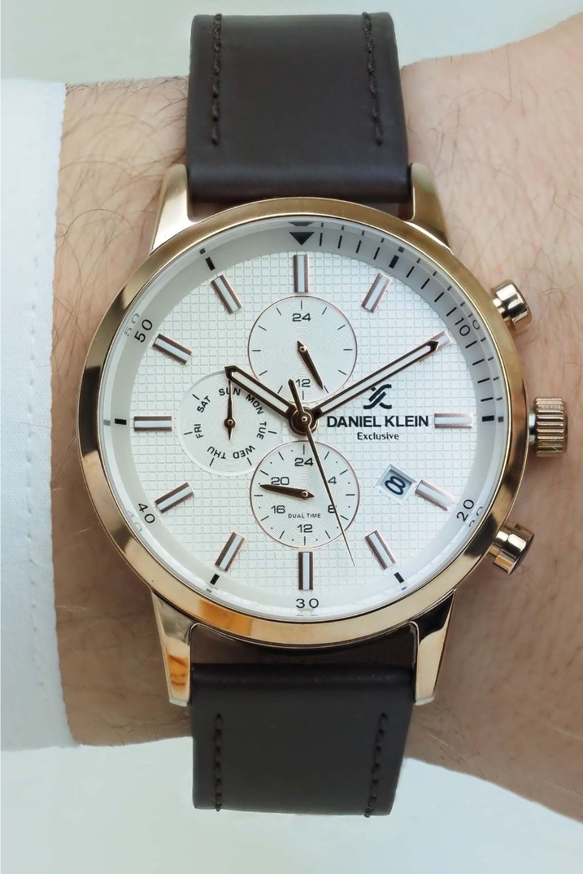 Daniel klein dual time watch clearance