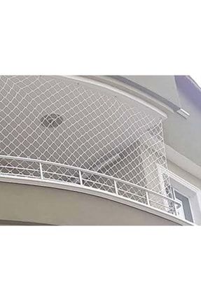 6 Mm 2 X 6 Metre ( Göz 5 Cm) Balkon Güvenlik Filesi Çocuk Emniyet Ağı Merdiven Güvenlik Filesi Ağı GÜVENLİK5CM6MT
