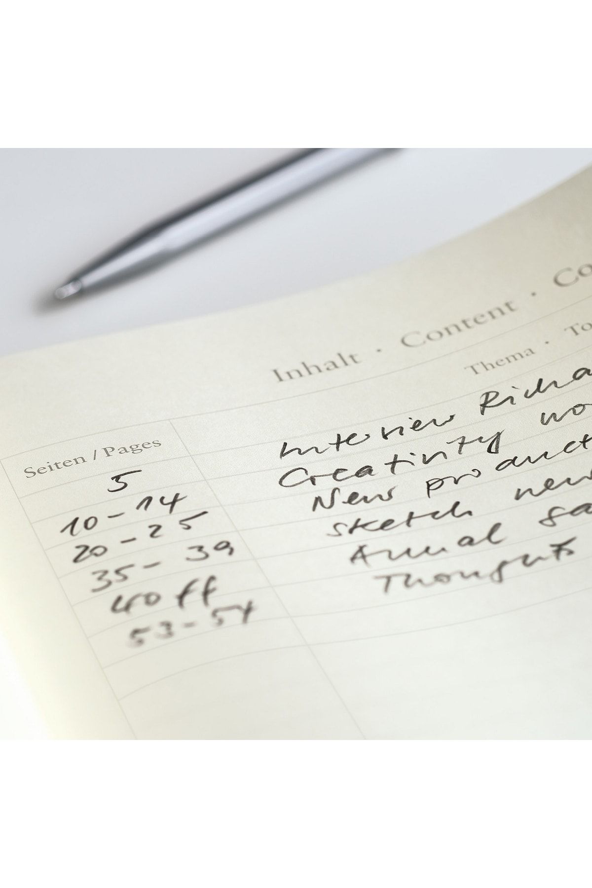 Leuchtturm1917-Buzunar Dimensiune A6 Notepad Copertă rigidă Copertă cireș cu rigle 3
