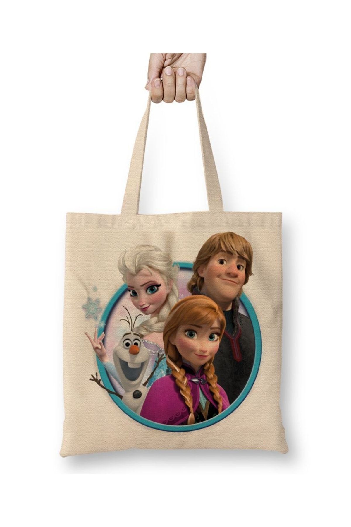 Bask D kkan Disney Frozen Look And Find Olaf Elsa Anna Tote Bag