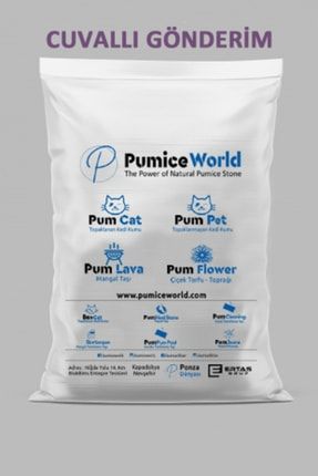 Pum Pet Topaklanmaz Kedi Kumu Çok Hafif 20 Litre(KİLOYLA SATILMAZ) Topaklaşmaz Detaylar Açıklamada Pw-01-09