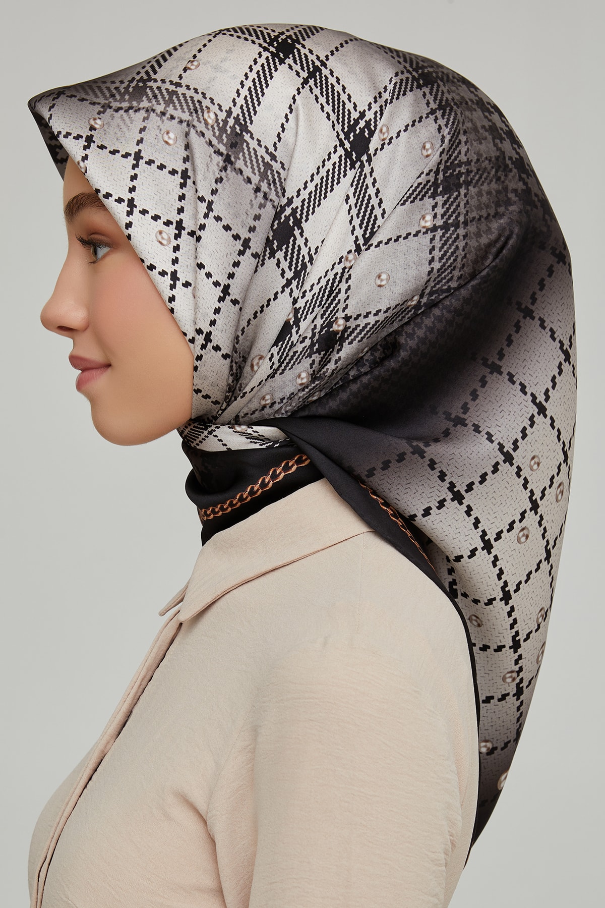 روسری زنانه آرمینه | E21KA8612D03 Armine - Image 2