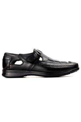 Erkek Hakiki Deri Yazlık Rahat Ayakkabı G42m244952-siyah G42M244952