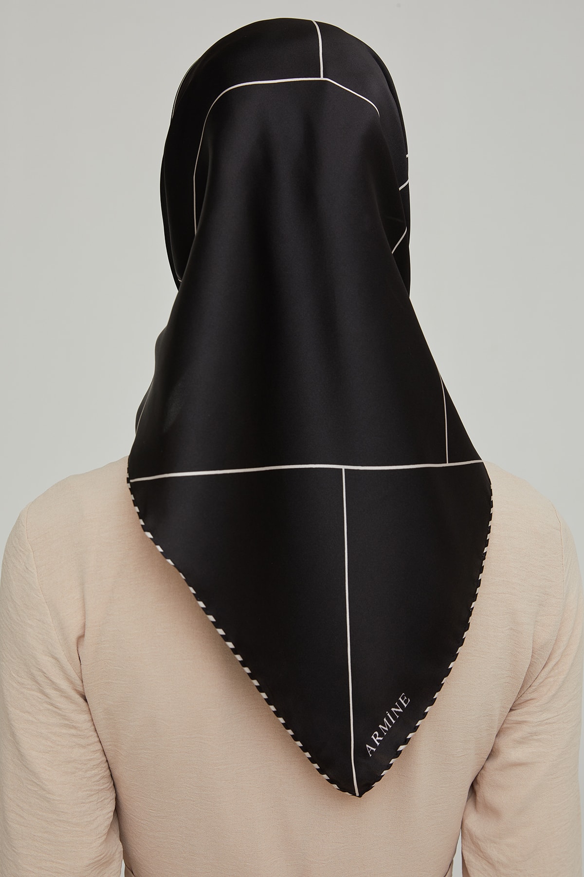 روسری زنانه آرمینه | E21KA8655D03 Armine - Image 4