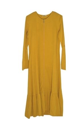 Rize Bezi Fermuarlı Elbise ERC9053