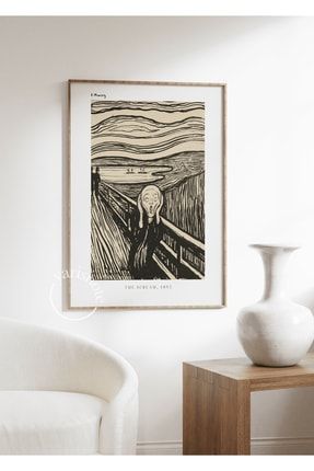 Edvard Munch The Scream Çerçevesiz Poster MUNCH10