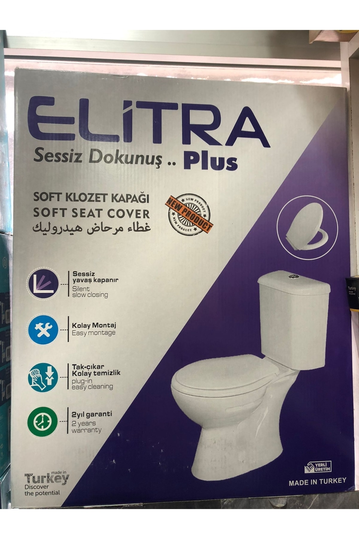 ELİTRA Yavaş Kapanan Klozet Kapağı