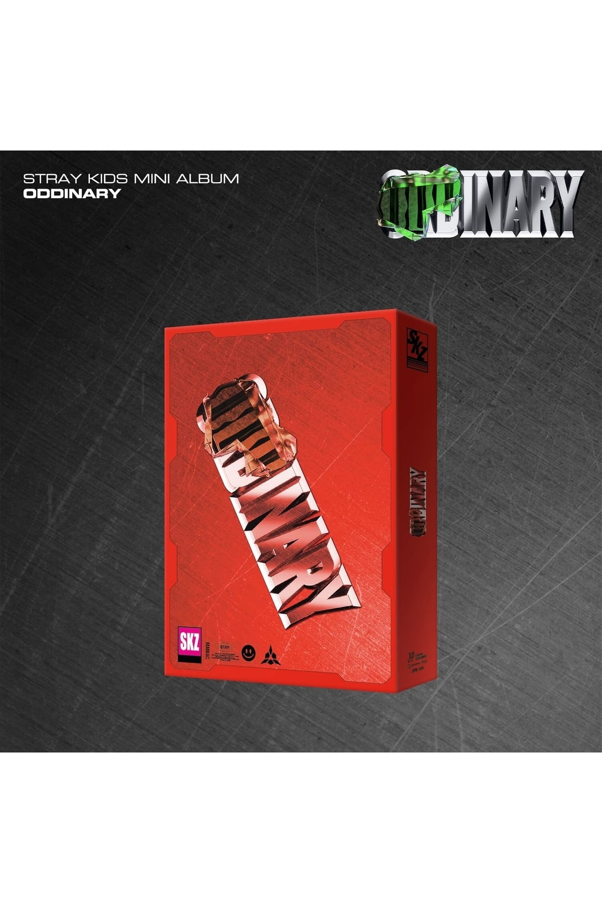 Kpop Dünyasi Stray Kids Mini Album - Oddınary (STANDARD VER.) Mask