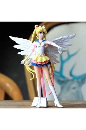 Anime Sailor Moon Usagi Tsukino Figür Kanatlı Ay Savaşçısı Figür Bade fgr7