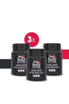 Freg Kafeinli Vitaminli Enerji Sakızı 3'lü Avantaj Paket / Şekersiz Ve Nane Aromalı 002