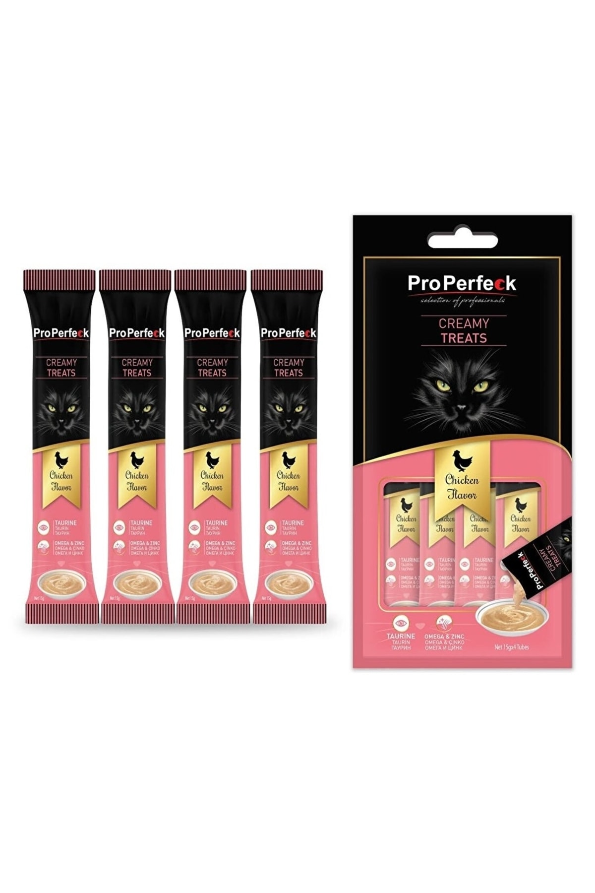 pro perfeck Tavuklu Krema Kedi Ödülü 4x15 gr