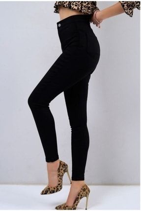 Julia Solmayan Siyah Yüksek Bel Skinny Jeans ( 1 Beden Küçük Alın) 44