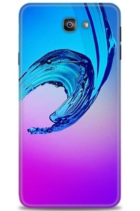 Samsung Galaxy J7 Prime Kılıf Hd Baskılı Kılıf - Galaxy Wave + Temperli Cam amsm-j7-prime-v-87-cm