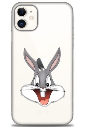 Iphone 11 Kılıf Hd Baskılı Kılıf - Merhaba Bugs Bunny + Temperli Cam tmap-iphone-11-v-258-cm