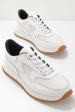 Beyaz Leather Erkek Sneaker E01549111903