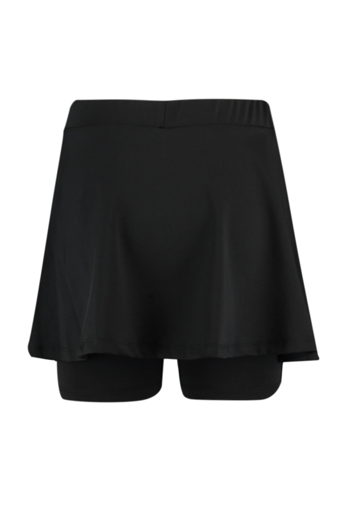 Trendyolmilla  Siyah 2 Katmanlı İçi Şortlu Tenis Örme Spor Şort Etek TWOSS22SR00067 - Görsel 8