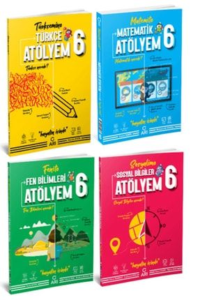 6 Sınıf Matematik Türkçe Fen Sosyal Akıllı Atölyem Seti ARISET6