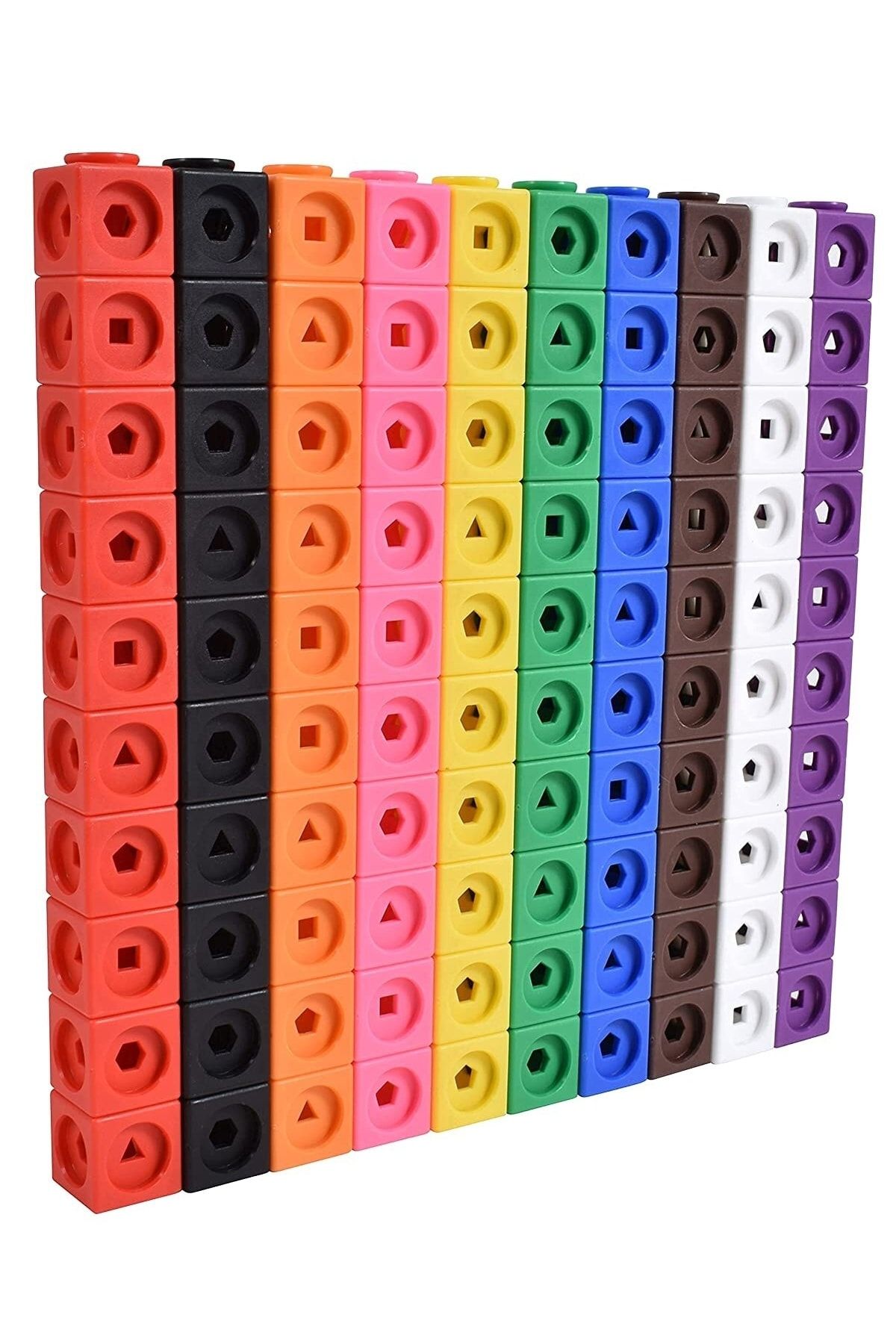 Learning Resources-Interlocking Math Cubes Set of 100 5