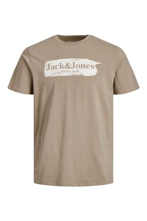 12205876 Jorflower Monochrome Crew Neck Erkek T-shirt Standard/fungi 22YW21000039