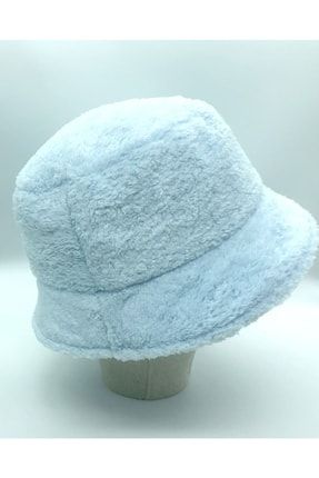 Bebe Mavisi Yumuşak Dokulu Peluş Bucket Balıkçı Şapka BBM10000