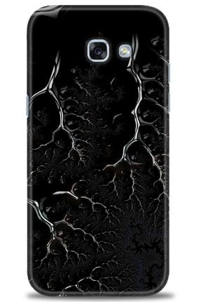 Samsung Galaxy A5 2017 / A520 Kılıf Hd Baskılı Kılıf - Black Branched + Temperli Cam nmsm-a5-2017-a520-v-91-cm