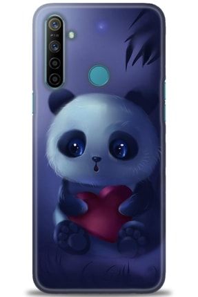 Realme 6i Kılıf Hd Baskılı Kılıf - Bebek Panda + Temperli Cam nmrm-6i-v-22-cm
