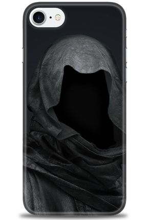 Iphone Se 2020 Kılıf Hd Baskılı Kılıf - Death + Temperli Cam tmap-iphone-se-2020-v-99-cm