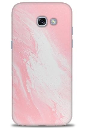 Samsung Galaxy A5 2017 / A520 Kılıf Hd Baskılı Kılıf - Liquid Pink + Temperli Cam nmsm-a5-2017-a520-v-141-cm