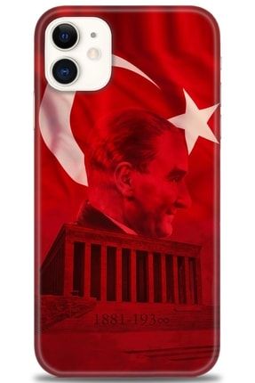 Iphone 11 Kılıf Hd Baskılı Kılıf - Anıtkabir Atatürk + Temperli Cam tmap-iphone-11-v-24-cm