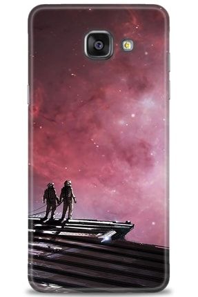 Samsung Galaxy A5 2016 / A510 Kılıf Hd Baskılı Kılıf - Uzay Keyfi + Temperli Cam tmsm-a5-2016-a510-v-230-cm