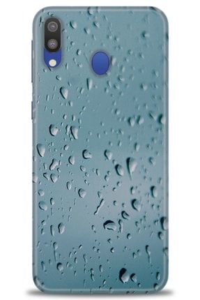 Samsung Galaxy A10s Kılıf Hd Baskılı Kılıf - Camdaki Yağmur 2 + Temperli Cam amsm-a10s-v-201-cm